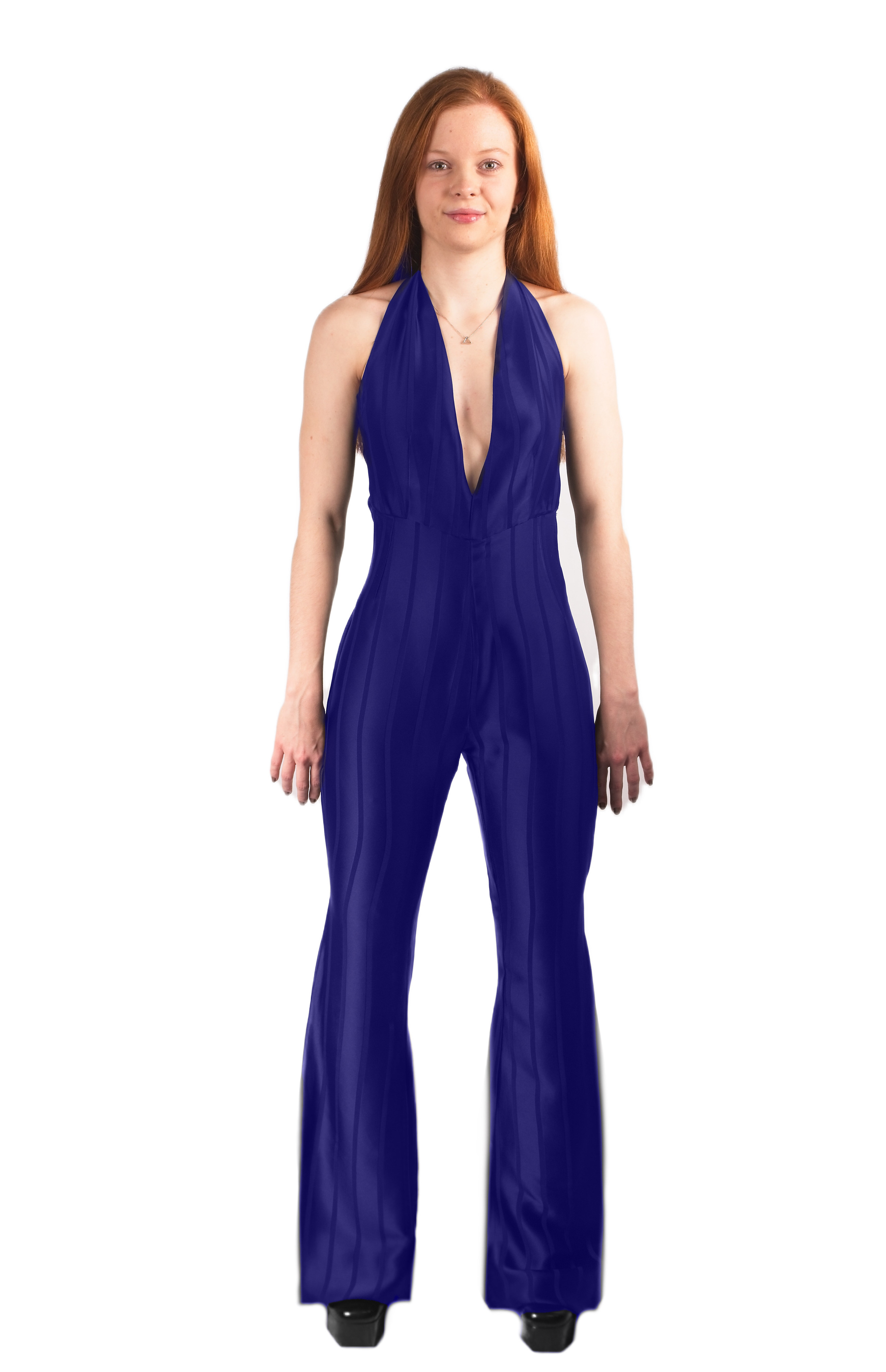 Silk jumpsuit - #0056d6